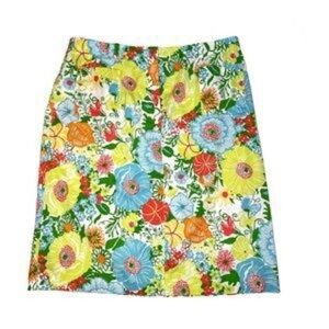 Talbots Floral Mini Skirt - Multicolor